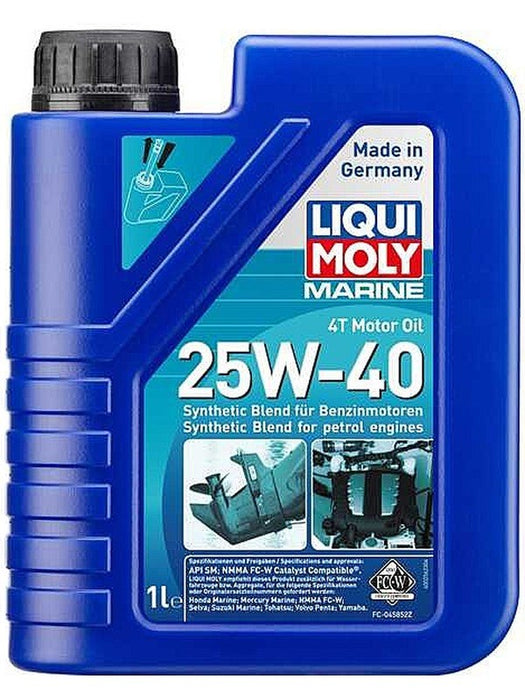 Liqui Moly High Performance Marine 4T Motor Oil 25W-40 1L 25026 Liqui Moly - Micks Gone Bush