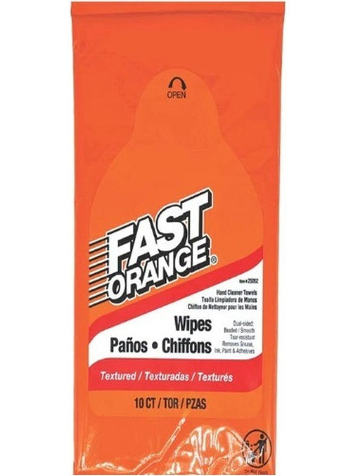 Permatex Fast Orange Wipes 10 Count 25052 Permatex Permatex - Micks Gone Bush