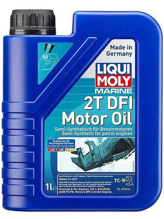 Liqui Moly Marine 2T DFI Semi Synthetic Motor Oil 1L 25088 Liqui Moly - Micks Gone Bush