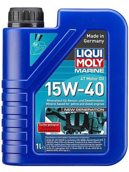 Liqui Moly Marine 4T Motor Oil 15W-40 New Generation 1L 25089 Liqui Moly - Micks Gone Bush