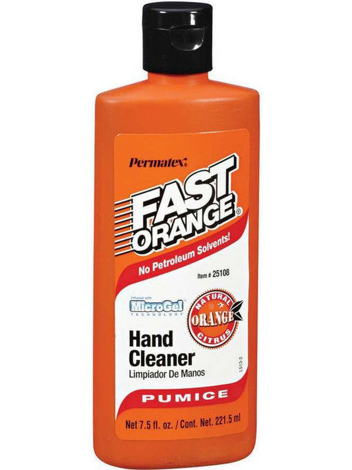 Permatex Hand Cleaner - Fast Orange - Pumice - 7.50 oz Bottle - Each 25108 Cleaning Solutions Permatex - Micks Gone Bush