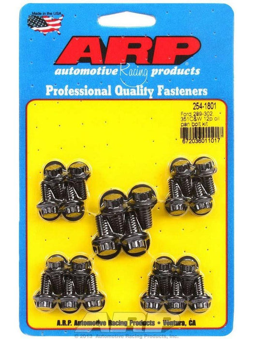 ARP Oil Pan Bolt Kit 12PT suit SB Ford 289-302-351 Windosr Black 254-1801 ARP - Micks Gone Bush