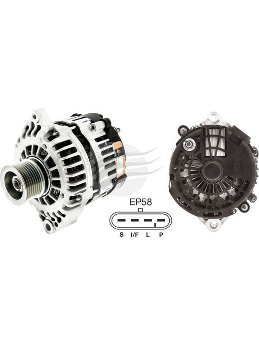 Jaylec Alternator 24V, 50A For Agricultural 13SI Regulator EP58 65-0070 Jaylec - Micks Gone Bush