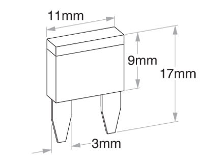 OEX Mini Blade Fuse 5A Tan Pack Of 5 | Part No. ACX1651BL FUSE OEX - Micks Gone Bush