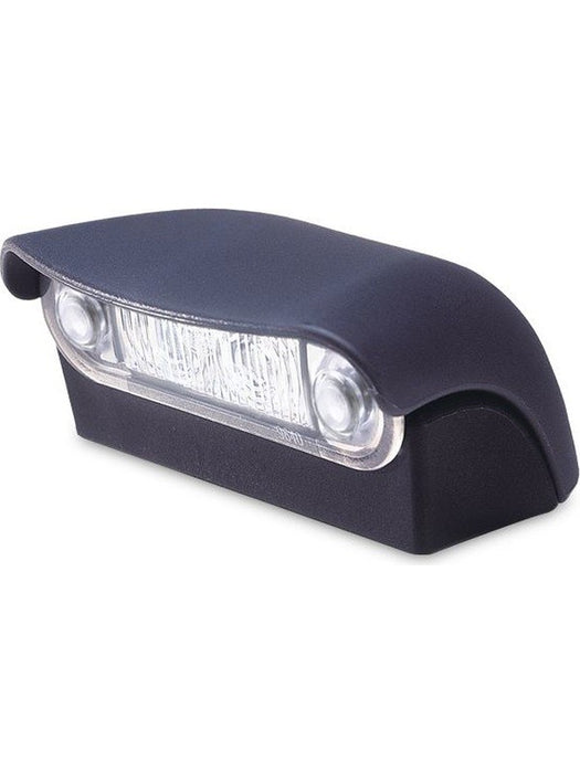 Hella LED Licence Plate Lamp 10-33V Black Housing Use Single Sided Mount 2559-1 Hella - Micks Gone Bush