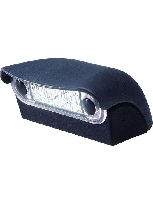 Hella LED Licence Plate Lamp 8-28V Black Housing Surface Mount 2559 Hella - Micks Gone Bush