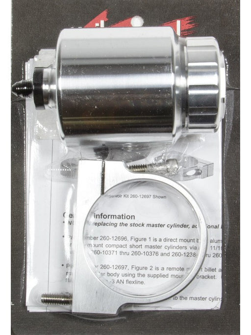 Wilwood Master Cylinder Reservoir Remote Style Aluminum Natural 4 O 260-12697 Wilwood - Micks Gone Bush
