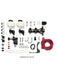 Wilwood Master Cylinder Tandem Aluminum 1.00 In. Bore Kit 261-14251-BK Wilwood - Micks Gone Bush
