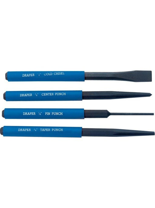 Draper Tools Chisel And Punch Set 4 Piece 26559 Draper Tools - Micks Gone Bush