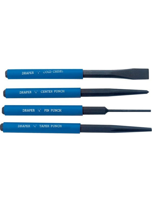 Draper Tools Chisel And Punch Set 4 Piece 26559 Draper Tools - Micks Gone Bush