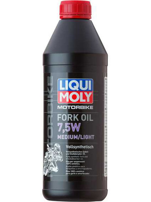 Liqui Moly Full Synthetic Motorbike Fork Oil 7.5W Medium/Light 1L 2719 Liqui Moly - Micks Gone Bush
