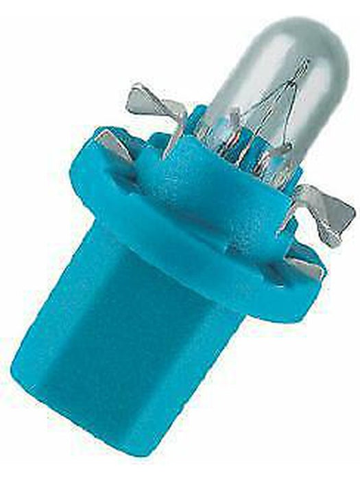 Osram Bax Globe 12V 1.2W Light Blue B8.5D [ref Narva 47780] Pack 10 2721MFX Osram - Micks Gone Bush
