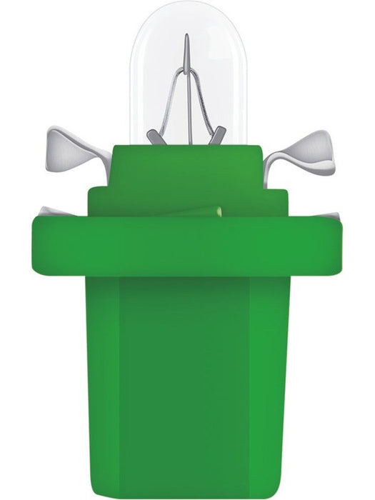 Osram Bax Globe 12V 2W Lime Green B8.5D [ref Narva 47770] Pack of 10 2722MF Osram - Micks Gone Bush