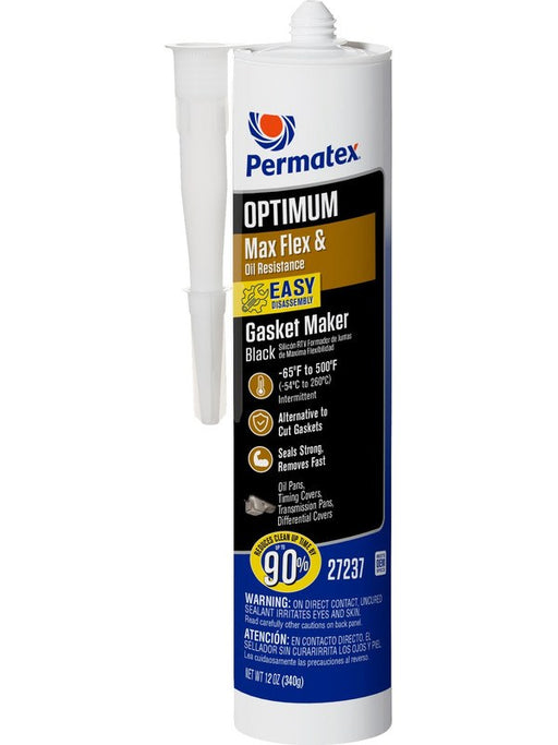 Permatex Optimum Black RTV 12 Oz Silicone Cartridge 27237 Silicone & Adhesive Sealants Permatex - Micks Gone Bush