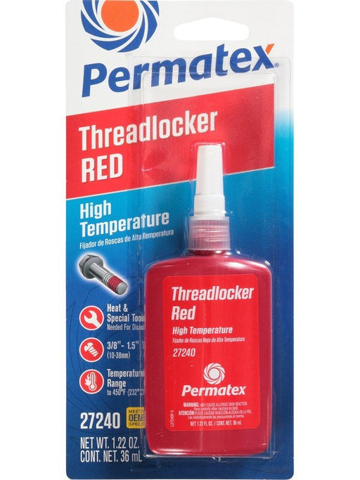 Permatex Hi Temperature Threadlocker Red 36ml 27240 Permatex - Micks Gone Bush