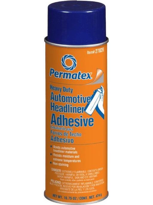 Permatex Heavy Duty Headliner Carpet Adhesive Aerosol 474g 27828 Permatex - Micks Gone Bush