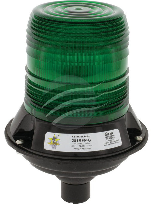 Star LED Green Beacon 9-32V Flexi Pole Mount 12 Strobe 1 Rotate 281RFP-G STAR - Micks Gone Bush