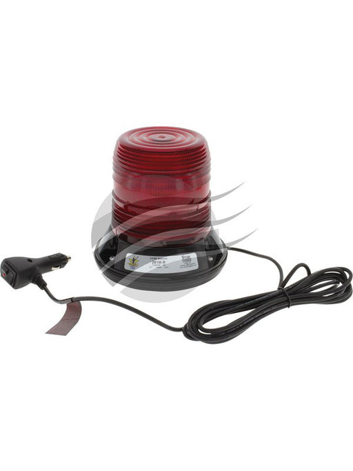 Star LED Red Beacon 9-32V Magnetic Mount W/Cig Plug 12 Strobe 2 Rot 281RM-R STAR - Micks Gone Bush