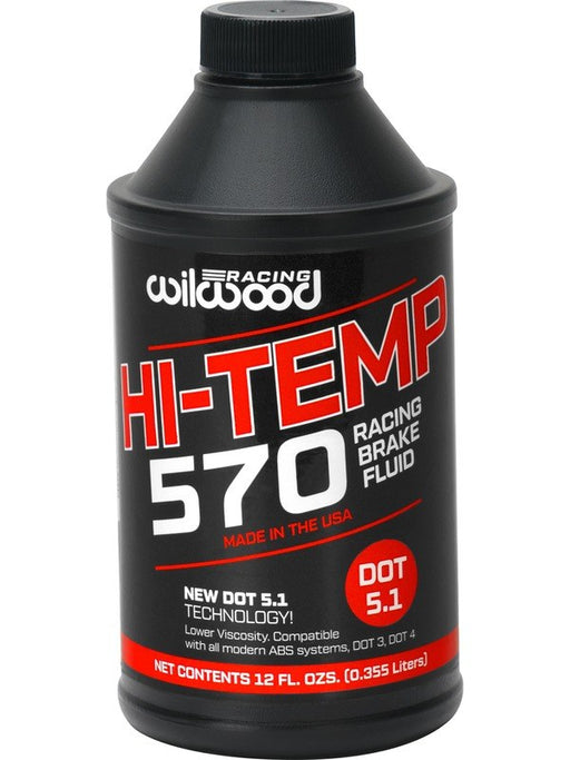 Wilwood Hi-Temp 570 Racing Brake Fluid Dot 5.1 12Oz Bottle 290-0632 Wilwood - Micks Gone Bush