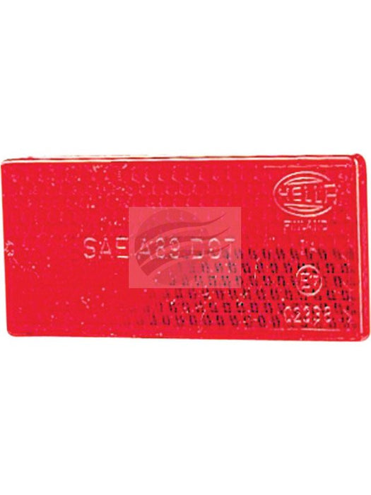 Hella Retro Reflector Red Self Adhesive 70 X 32mm 2920 Hella - Micks Gone Bush
