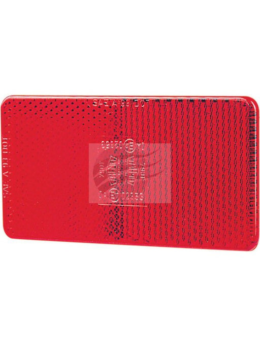 Hella Red Retro Reflector 105 X 55mm Self Adhesive 2926 Hella - Micks Gone Bush
