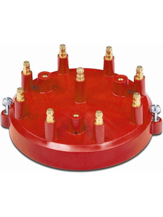Mallory Distributor Cap HEI Style Terminals Screw Down Red Mallory Bill 29745 Mallory - Micks Gone Bush