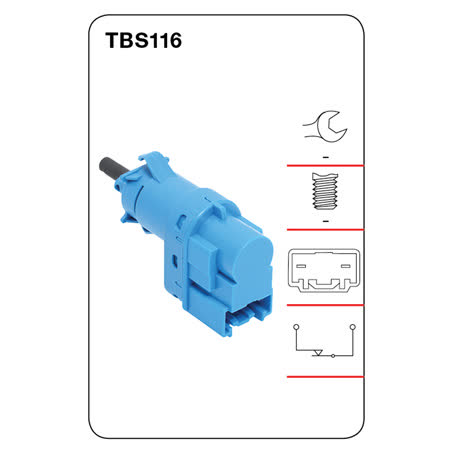 Tridon Stop Light Switch TBS116 Normally Closed SWITCH TRIDON - Micks Gone Bush
