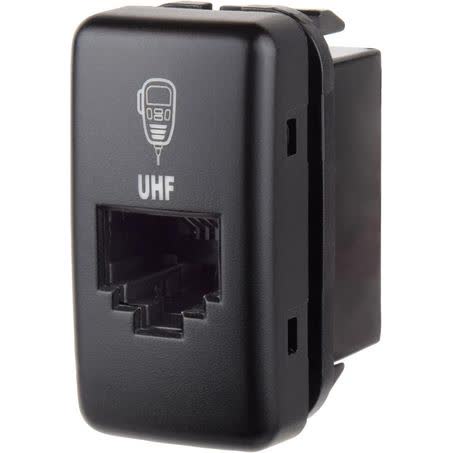 Narva OE Style Push Button Switch UHF Radio Symbol 12V Blue Illumination 63315BL SWITCH NARVA - Micks Gone Bush
