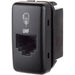 Narva OE Style Push Button Switch UHF Radio Symbol 12V Blue Illumination 63315BL SWITCH NARVA - Micks Gone Bush