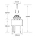 Narva Toggle Switch On/off/on Spdt 20A 12V Part No. 60046BL SWITCH NARVA - Micks Gone Bush