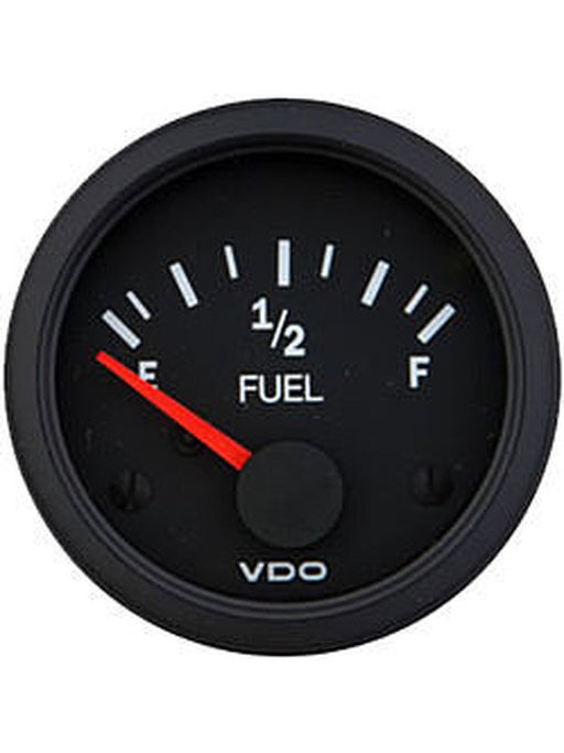 VDO Cockpit Vision Fuel Gauge 12V -240 33Ohms For Oe Senders Type 52mm 301.105 VDO - Micks Gone Bush