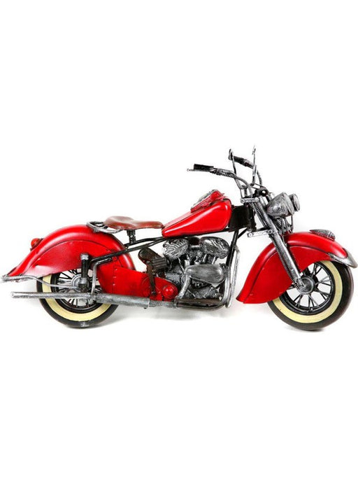 Boyle Handmade 1948 Chief Motorcycle Red 41cm 30187 Boyle - Micks Gone Bush