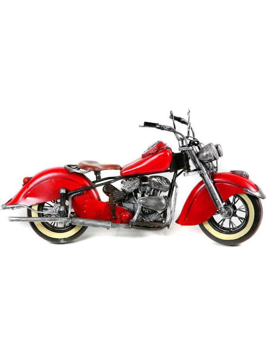 Boyle Handmade 1948 Chief Motorcycle Red 41cm 30187 Boyle - Micks Gone Bush