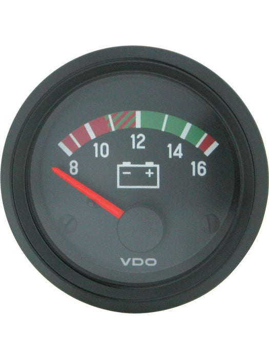 VDO Voltmeter C/Pit Inter 12V 8 - 16 Volt 52mm Dia Eg0078 332030001 VDO - Micks Gone Bush