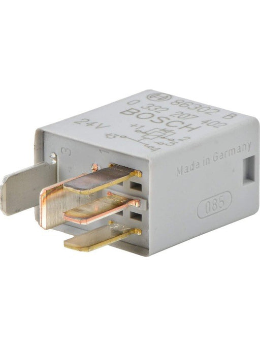 Bosch C/Over Micro Relay 24V 10/5Amp N/O 5 Pin No Bracket Diode (332207402) 0332207402 BOSCH - Micks Gone Bush
