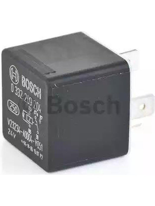 Bosch C/Over Mini Relay 24V 20/10Amp N/O 5 Pin w/ Fixed Bracket Diode(332209204) 0332209204 BOSCH - Micks Gone Bush