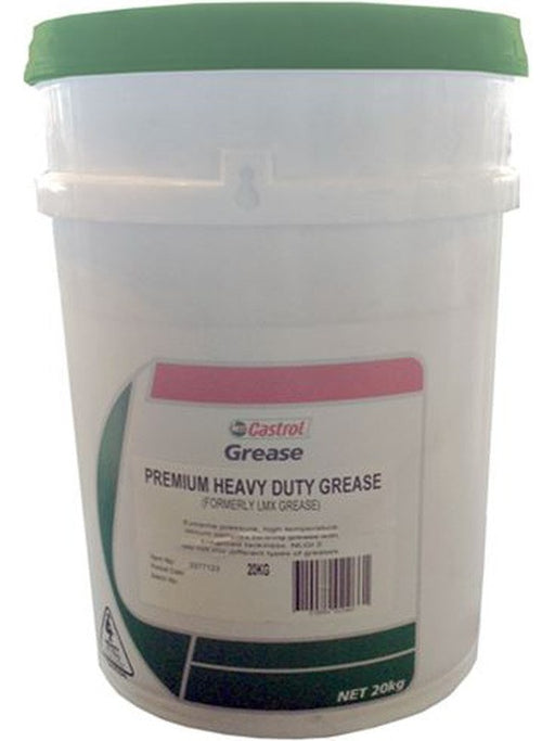 Castrol Premium Heavy Duty Grease 20Kg Multi Service Bearing (33) 3377123 Castrol - Micks Gone Bush