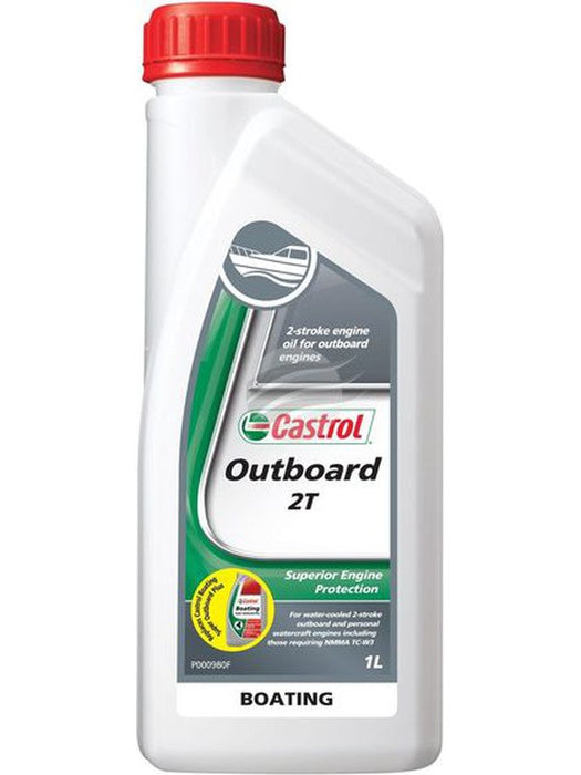 Castrol 1L Outboard 2T 2 Stroke Engine Oil 3377726 Castrol - Micks Gone Bush