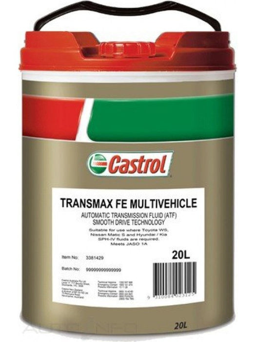 Castrol Fe Transmax Multivehicle Transmission Fluid 20 Litre 3381429 Castrol - Micks Gone Bush