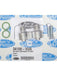 Vintage Air Compressor Adapter 2 Port 10 AN / 8 AN Male O-Ring Seal 34108-VUG Air Conditioning Fittings Vintage Air - Micks Gone Bush