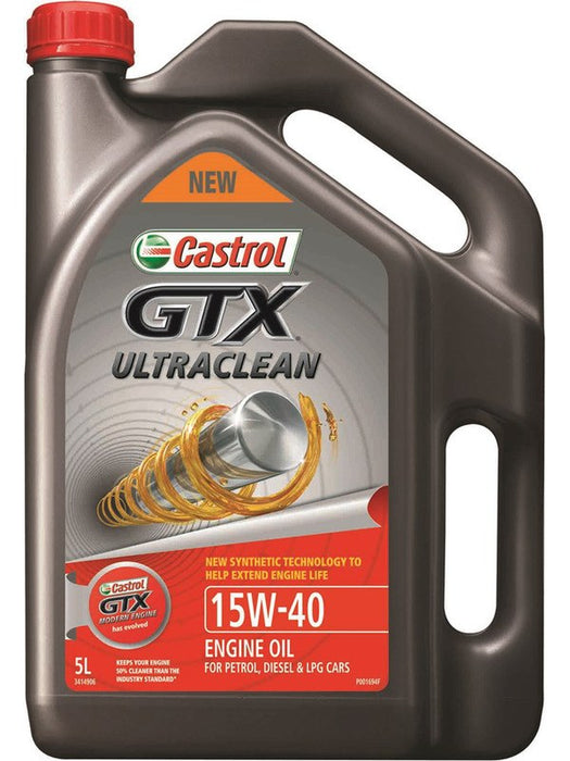 Castrol GTX Ultra Clean 15W-40 Engine Oil 5L 3414906 Castrol - Micks Gone Bush