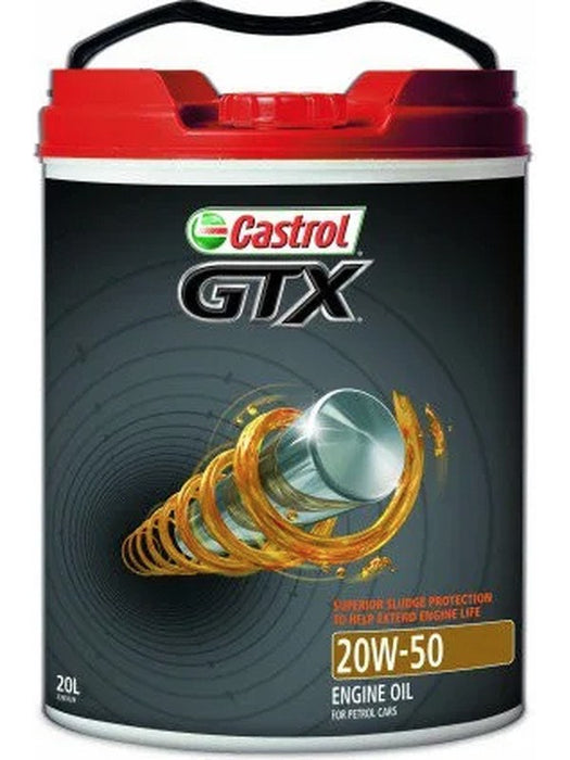 Castrol GTX 20W-50 Engine Oil 20 Litre 3415234 Castrol - Micks Gone Bush