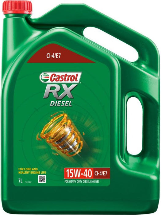Castrol Diesel Rx 15W-40 Ci-4 E7 Engine Oil 7L 3420724 Castrol - Micks Gone Bush