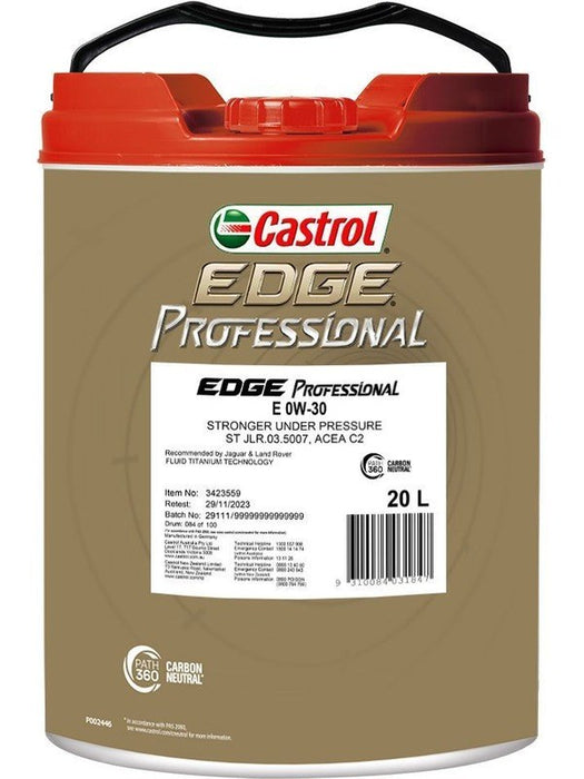Castrol 20L Edge Professional E 0W-30 C2 3423559 Castrol - Micks Gone Bush