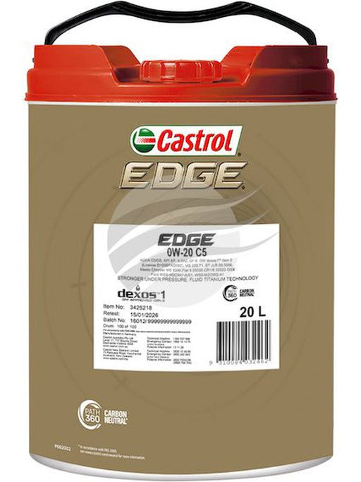 Castrol 20L Edge Prof E C5 0W-20 3425218 Castrol - Micks Gone Bush
