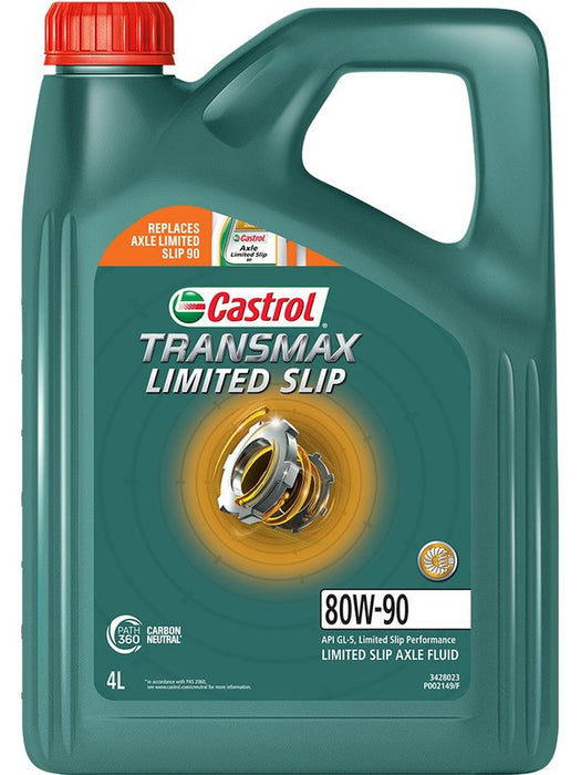 Castrol Transmax Limited Slip 80W-90 Differential Oil 4L 3428023 Castrol - Micks Gone Bush