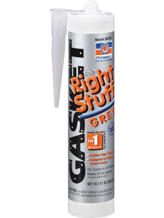 Permatex Sealant The Right Stuff Silicone Gray Silicone 10.10 oz Cartri 34310 Permatex - Micks Gone Bush