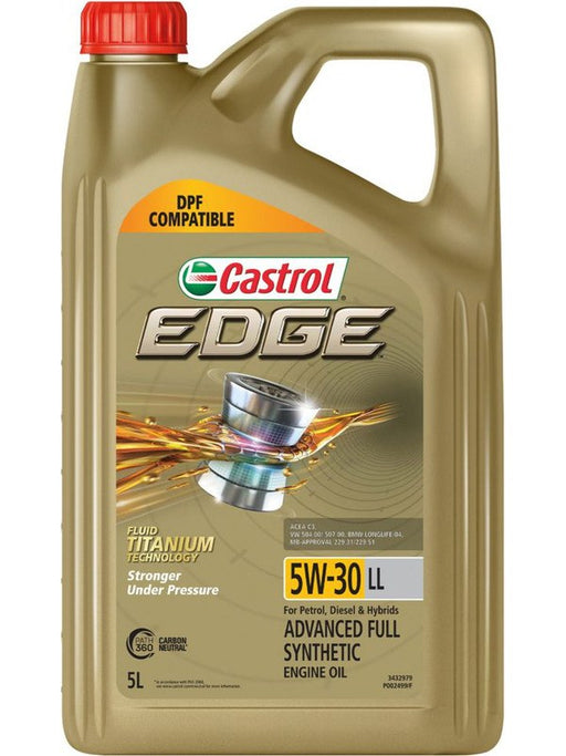 Castrol Edge 5W-30 Ll Sn + Acea C3 Ll04 For VW 504 507 5L 3432979 Castrol - Micks Gone Bush
