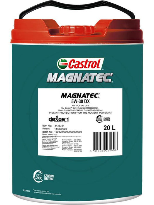 Castrol Magnatec 5W-30 Dx Sp Gf-6 Engine Oil 20L 3433354 Castrol - Micks Gone Bush