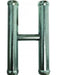 Vintage Air Adapter Crossover H-Pipe 5/8" Hose Barb to 5/8" Hose 344470 Vintage Air - Micks Gone Bush
